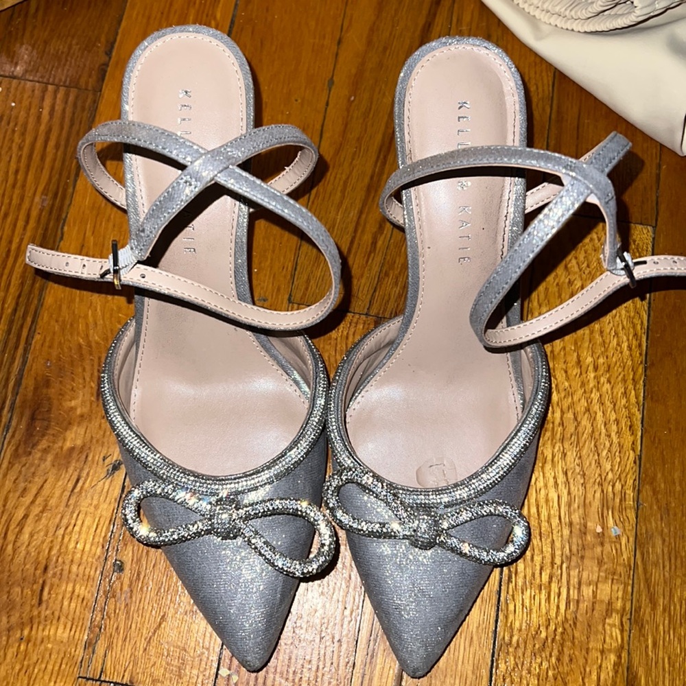 Beautiful silver heels